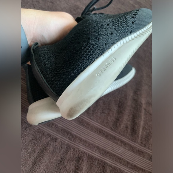 Coke Haan Women’s 2.Zerogrand Stitchlite Wingtip Oxford Sneaker Black - Size 6B - Picture 13 of 14